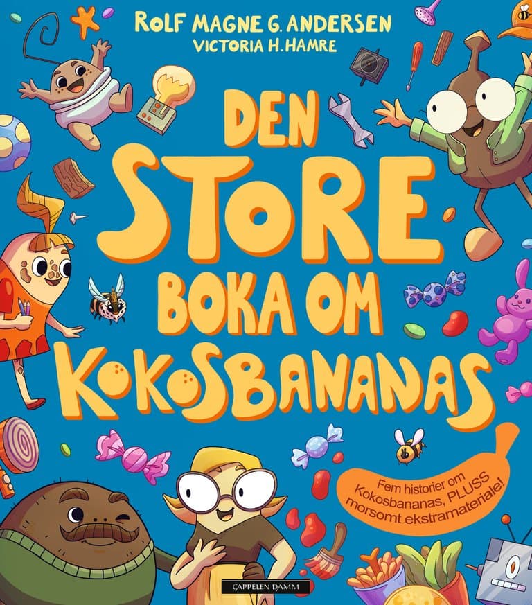 Omslag Den store boka om Kokosbananas av Rolf Magne G. Andersen (Innbundet)